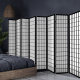 Artiss 8 Panel Room Divider Privacy Screen Dividers Stand Oriental Vintage Black Artiss 8 Panel Room Divider Privacy Screen Dividers Stand Oriental Vintage Black