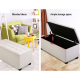 Artiss Large Fabric Storage Ottoman - Beige Artiss Large Fabric Storage Ottoman - Beige
