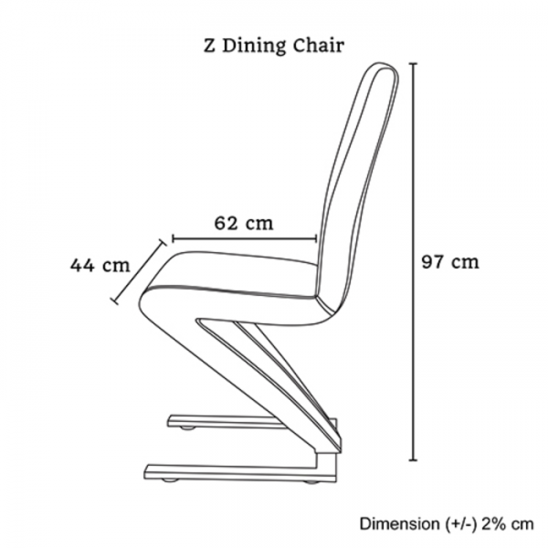 2 X Z Chair Black Colour 2 X Z Chair Black Colour