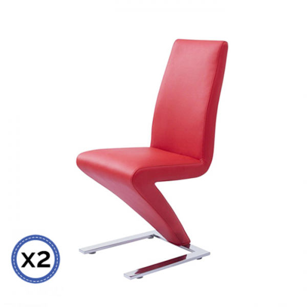 2 X Z Chair Red Colour