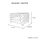 Jacques 1 Seater Black Colour Jacques 1 Seater Black Colour