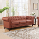 Madeline 3 Seater Brown Madeline 3 Seater Brown
