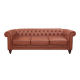 Madeline 3 Seater Brown Madeline 3 Seater Brown