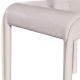 2X Espresso Dining Chair White Colour
