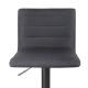 Artiss set of 4 Bar Stools Fabric Kitchen Cafe Swivel Bar Stool Chair Gas Lift Black