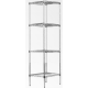 Modular Chrome Wire Storage Shelf 450 x 450 x 1800 Steel Shelving Modular Chrome Wire Storage Shelf 450 x 450 x 1800 Steel Shelving