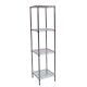 Modular Chrome Wire Storage Shelf 450 x 450 x 1800 Steel Shelving Modular Chrome Wire Storage Shelf 450 x 450 x 1800 Steel Shelving