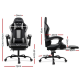 Gaming Office Chair Computer Seating Racer Black and Grey Gaming Office Chair Computer Seating Racer Black and Grey