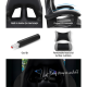 Gaming Office Chair Computer Seating Racer Black and Grey Gaming Office Chair Computer Seating Racer Black and Grey