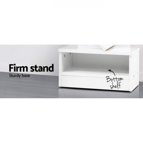 Artiss Display Shelf 7-Shelf Tree Bookshelf Book Storage Rack Bookcase White Artiss Display Shelf 7-Shelf Tree Bookshelf Book Storage Rack Bookcase White
