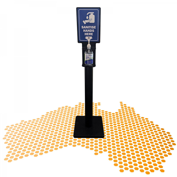 Australian Made Freestanding Hand Sanitiser Dispenser Stand Australian Made Freestanding Hand Sanitiser Dispenser Stand