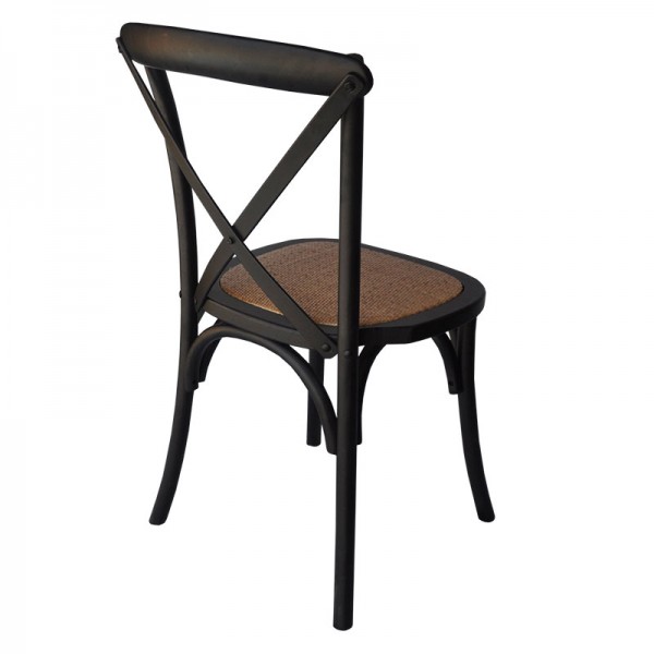 Crossroad Rattan Stackable Restaurant Cafe Dining Chair Crossroad Rattan Stackable Restaurant Cafe Dining Chair