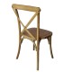 Crossroad Rattan Stackable Restaurant Cafe Dining Chair