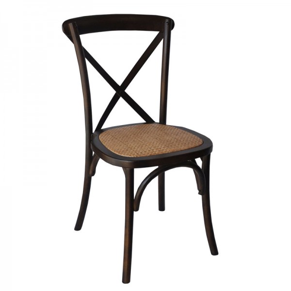 Crossroad Rattan Stackable Restaurant Cafe Dining Chair Crossroad Rattan Stackable Restaurant Cafe Dining Chair