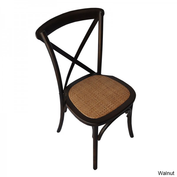 Crossroad Rattan Stackable Restaurant Cafe Dining Chair