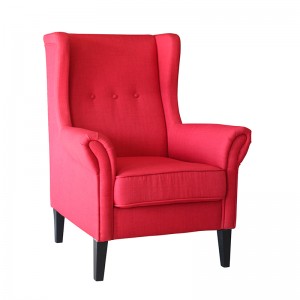 red soft chair