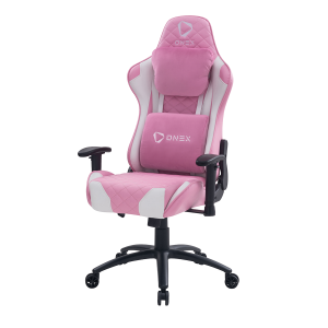 high back office chair pink