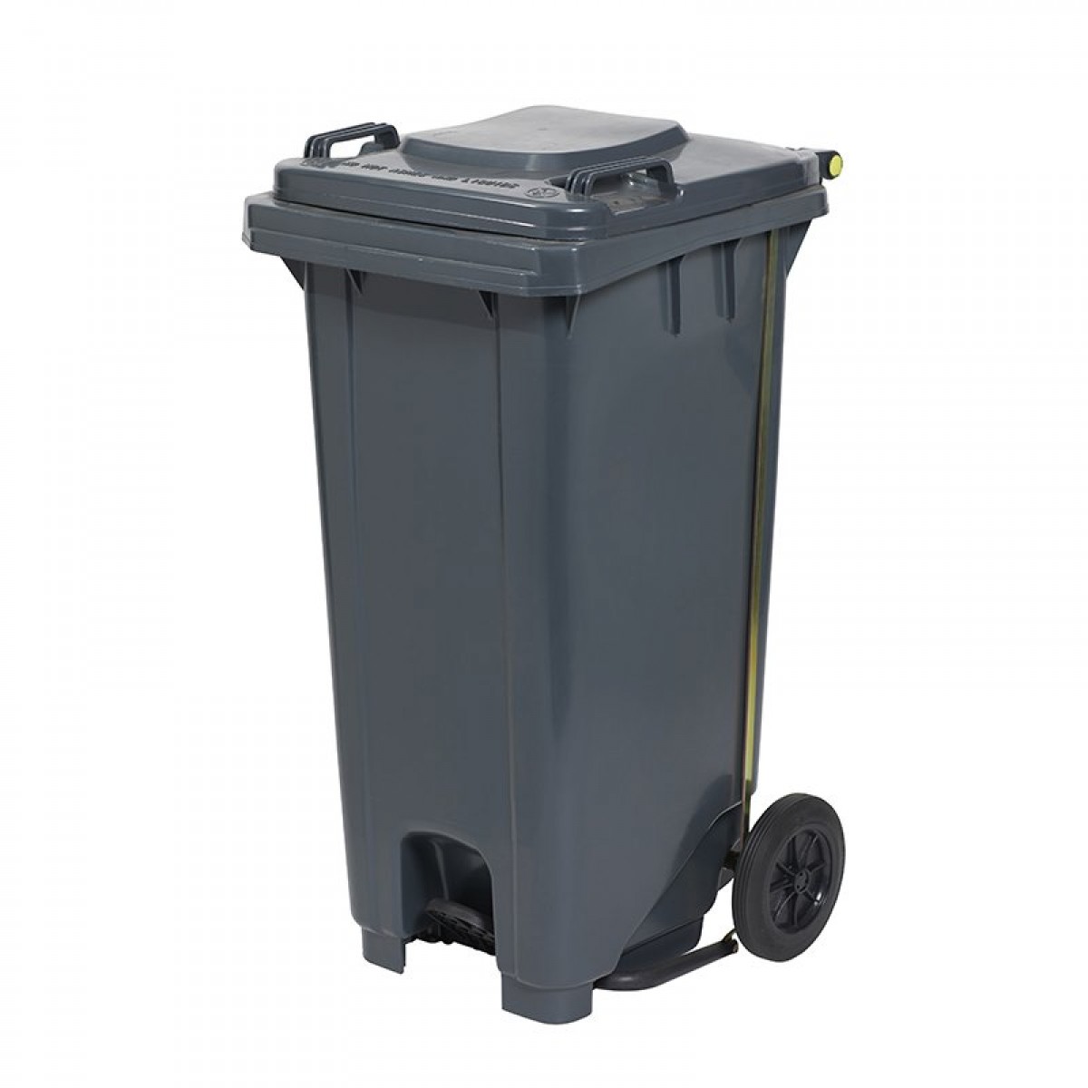 120L Wheelie Waste Rubbish Bin with Pedal Pack of 3