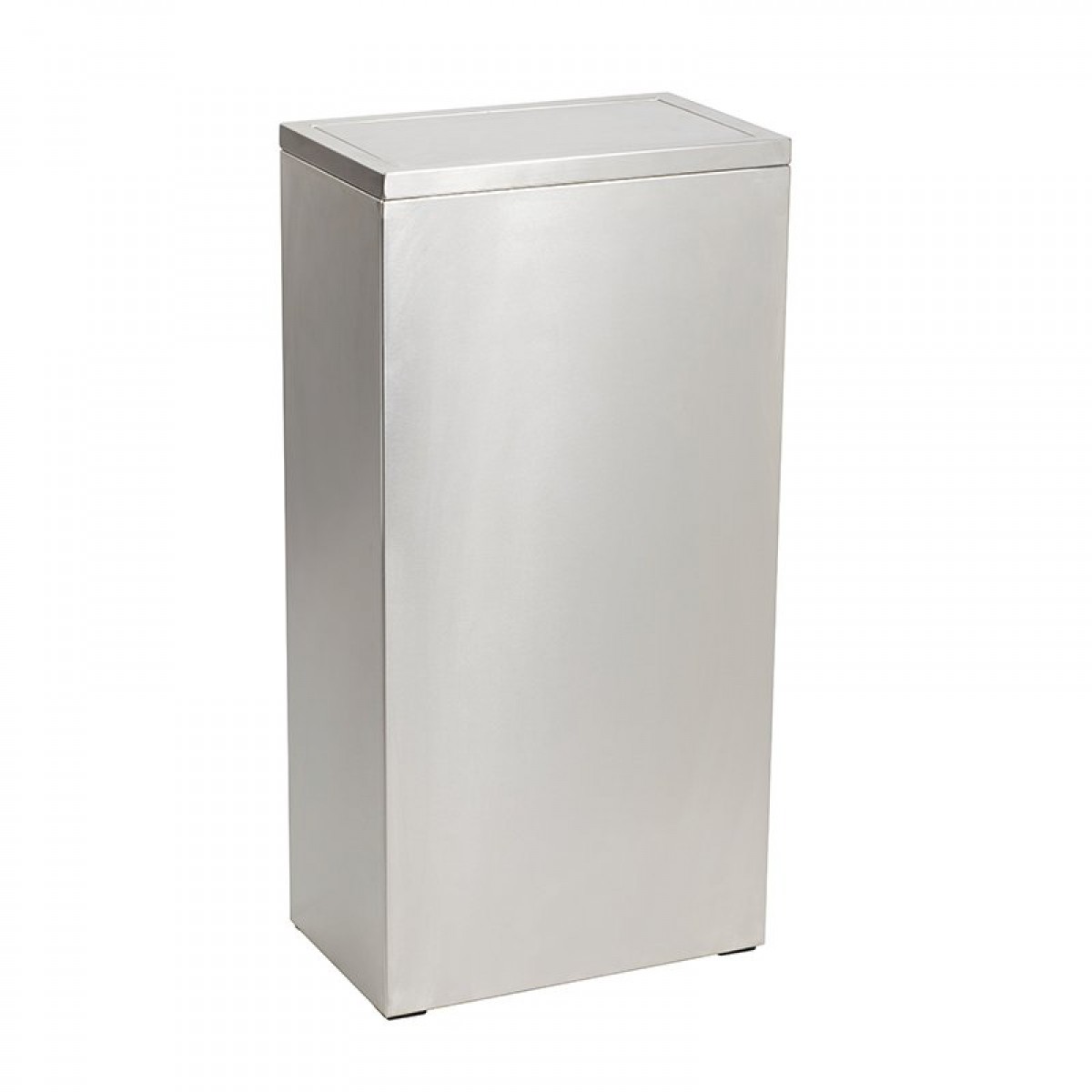 40L Rectangular Stainless Steel Swing Waste Bin