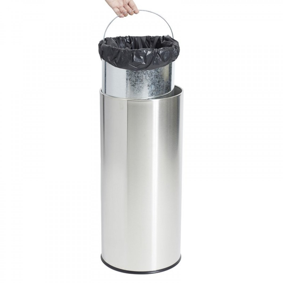 45L Round Waste Rubbish Stainless Steel Tidy Bin