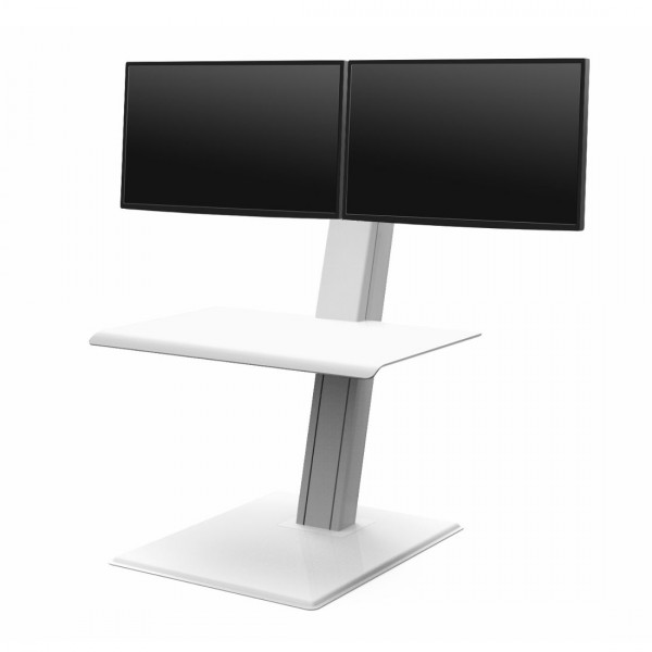 Humanscale Quickstand ECO Sit Stand Workstation for Dual Monitors