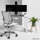 Humanscale Quickstand ECO Sit Stand Workstation for Dual Monitors