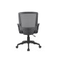 Entry Mesh Back Chair Office Meeting Boardroom Seating Gas Lift With Arms