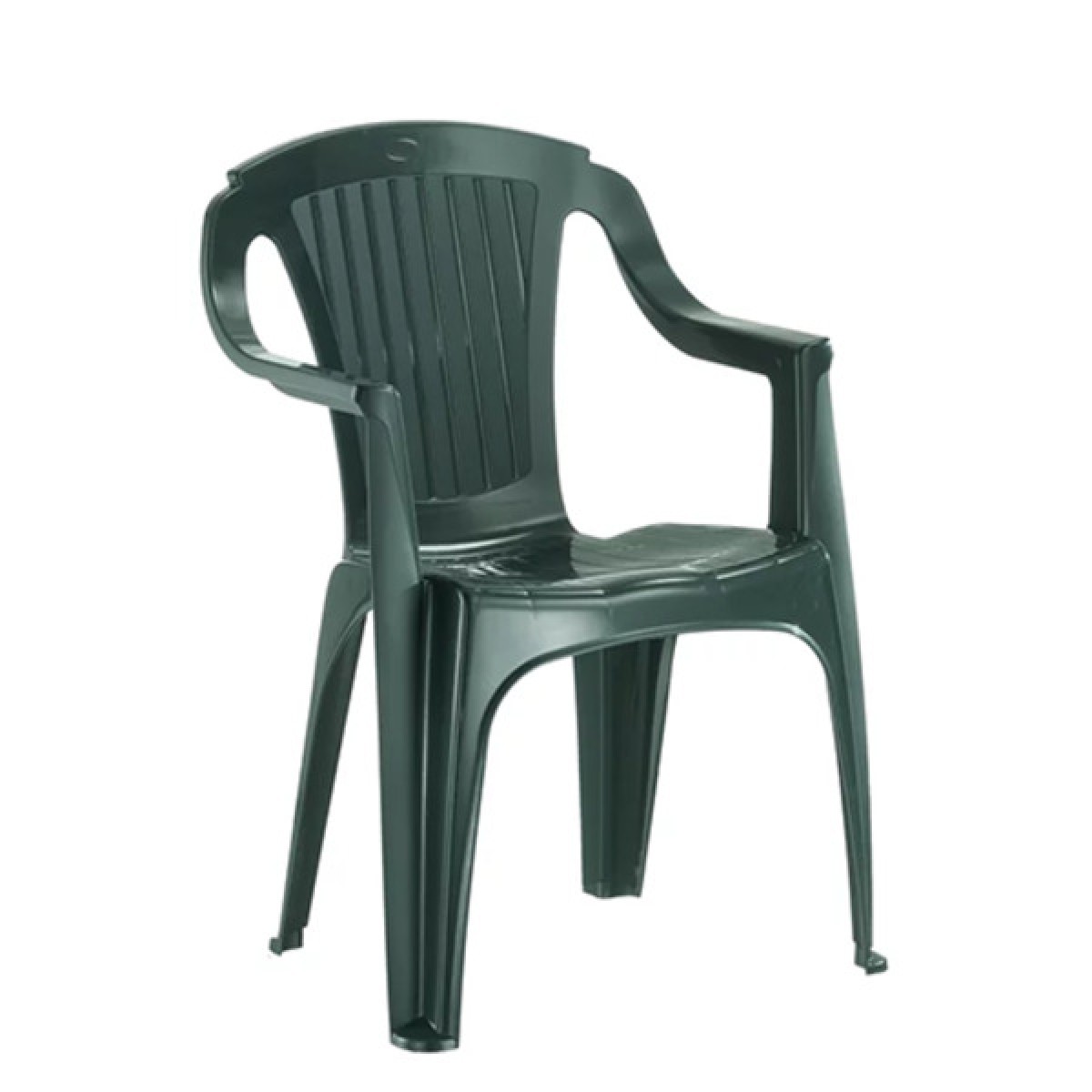 Pipee Plastic Chair with Arms, Stackable Outdoor Chairs