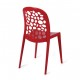 Moon Cafe Chair Plastic Stackable Poly Seating UV Resistant Moon Cafe Chair Plastic Stackable Poly Seating UV Resistant