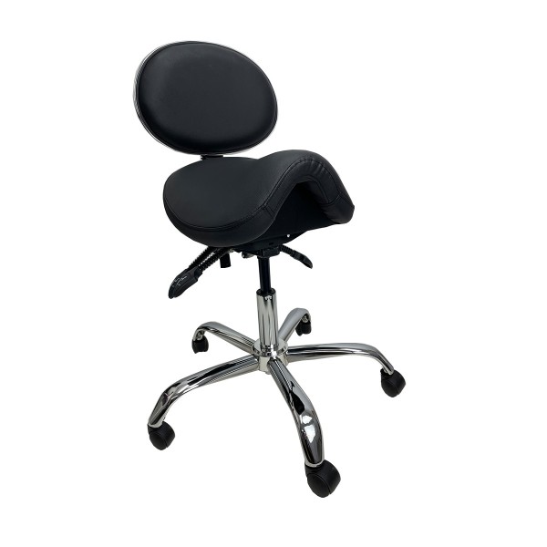 nail tech chair with back support