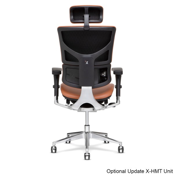 X4 Chair Genuine Premium Leather Executive Ergonomic Office Chair Auto Dynamic Variable Lumbar & Headrest