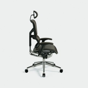  X-Chair X4 High End Executive Chair, Black Leather - Ergonomic Office  Seat/Dynamic Variable Lumbar Support/Floating Recline/Stunning  Aesthetic/Adjustable/Perfect for Office or Boardroom : Home & Kitchen