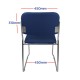 Express Sled Based Stacking Visitor Chair Heavy Duty 165kg Rated Metal Frame