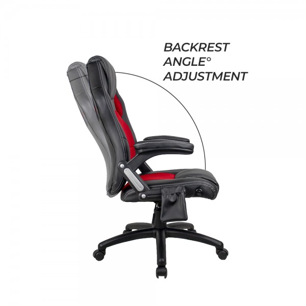 8 Point Massage Chair XR8 Gaming Racing Executive Chairs Red & Black PU + Heating System 8 Point Massage Chair XR8 Gaming Racing Executive Chairs Red & Black PU + Heating System