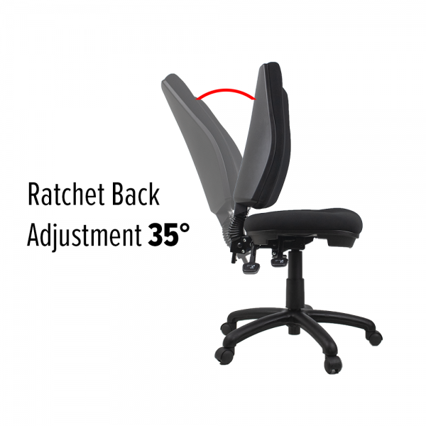 Chase High Back Fully Ergonomic Office Chair AFRDI 6 Optional Arms Chase High Back Fully Ergonomic Office Chair AFRDI 6 Optional Arms
