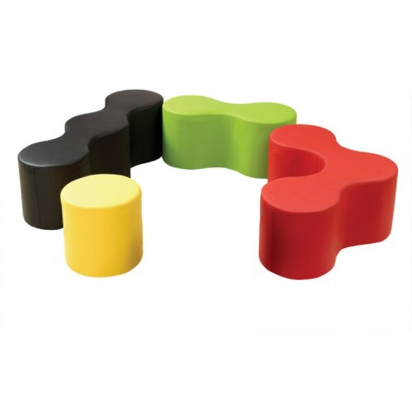 Peanut Ottomans Set of 4 Shaped Peanuts Ottoman Seating Peanut Ottomans Set of 4 Shaped Peanuts Ottoman Seating