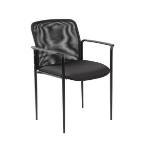 haven way black silas stack chair