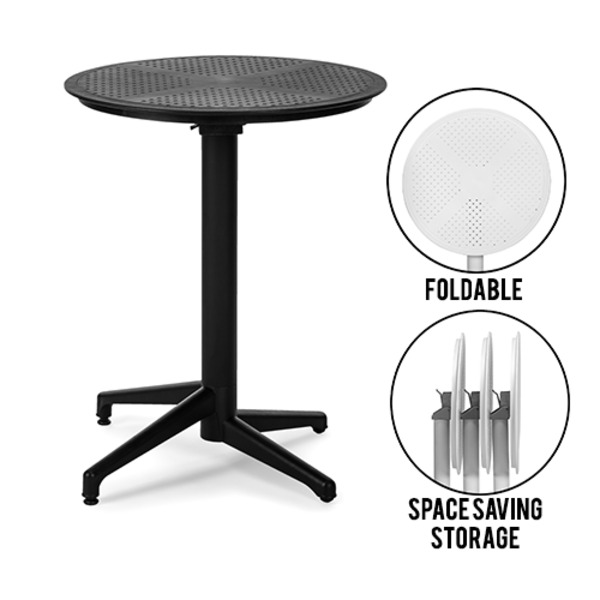 Moon Cafe Fixed Or Folding Premium Designer UV Resistant Indoor & Outdoor Table Moon Cafe Fixed Or Folding Premium Designer UV Resistant Indoor & Outdoor Table