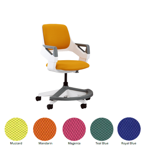 yellow mustard office chair