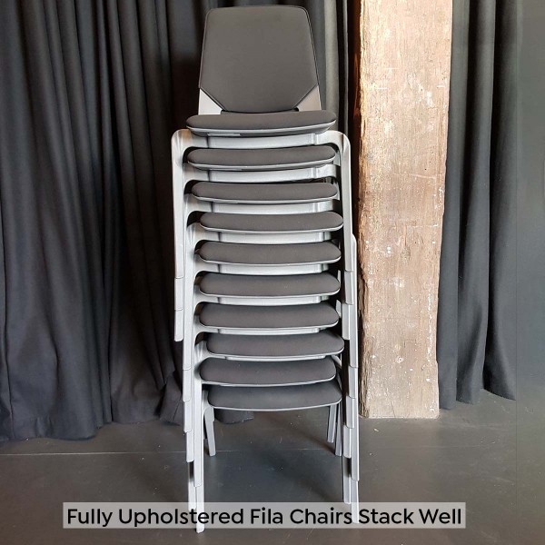 Fila Chair Linking Stacking Chair Poly Shell Optional Upholstery Church School Community Hall Seating