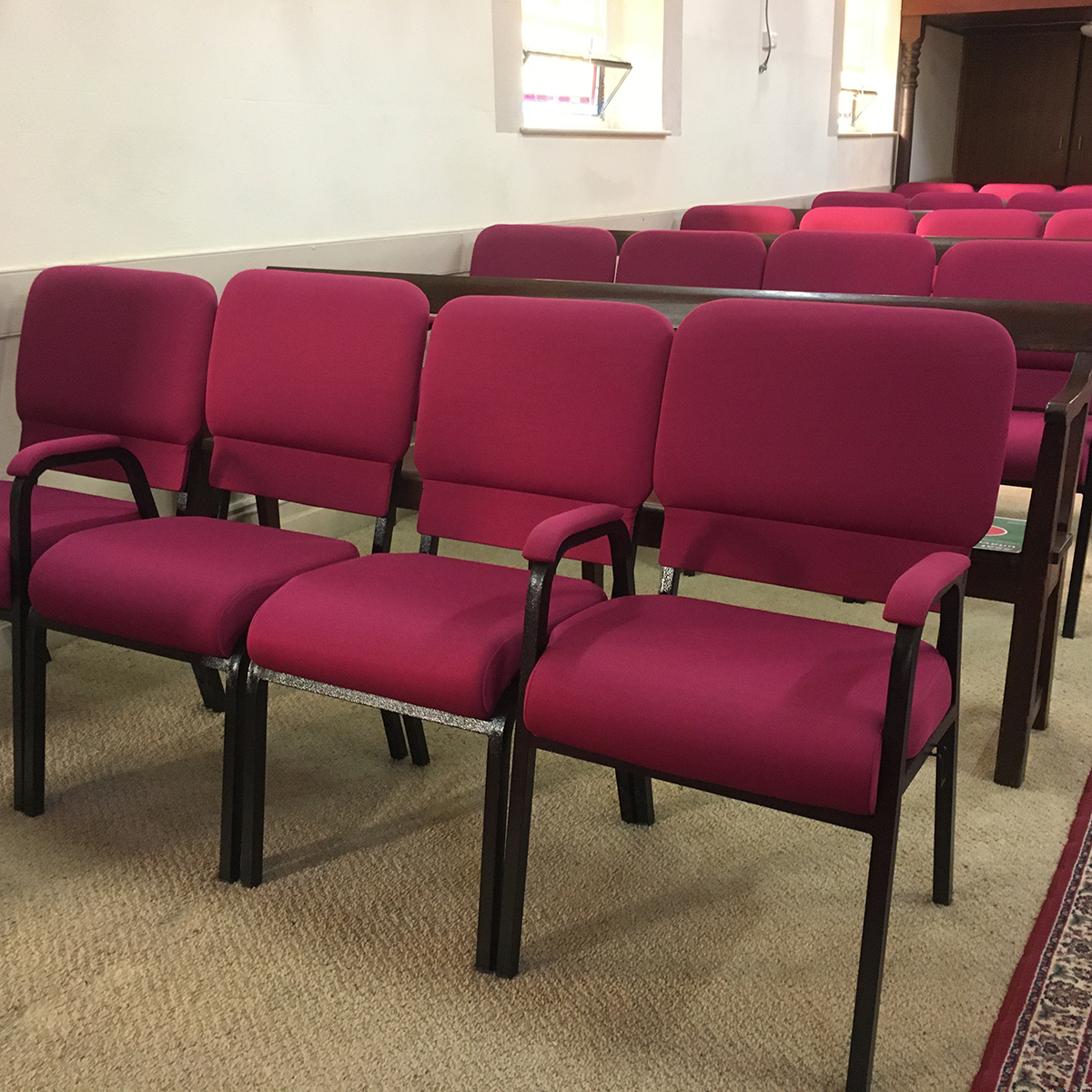 Church Chair Linking Community Auditorium Seating Supreme Comfort