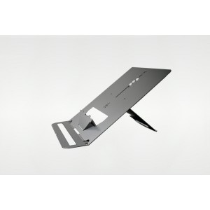 GO Mobile Laptop Raiser Stand & Tablet Adjustable Angle Holder Metal Slim Construction GO Mobile Laptop Raiser Stand & Tablet Adjustable Angle Holder Metal Slim Construction
