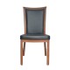 Timber Grain Look Dining Chair Aluminium Frame 4 Leg Upholstered Commercial Hospitality Chairs 170kg Weight Rated