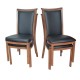 Timber Grain Look Dining Chair Aluminium Frame 4 Leg Upholstered Commercial Hospitality Chairs 170kg Weight Rated Timber Grain Look Dining Chair Aluminium Frame 4 Leg Upholstered Commercial Hospitality Chairs 170kg Weight Rated
