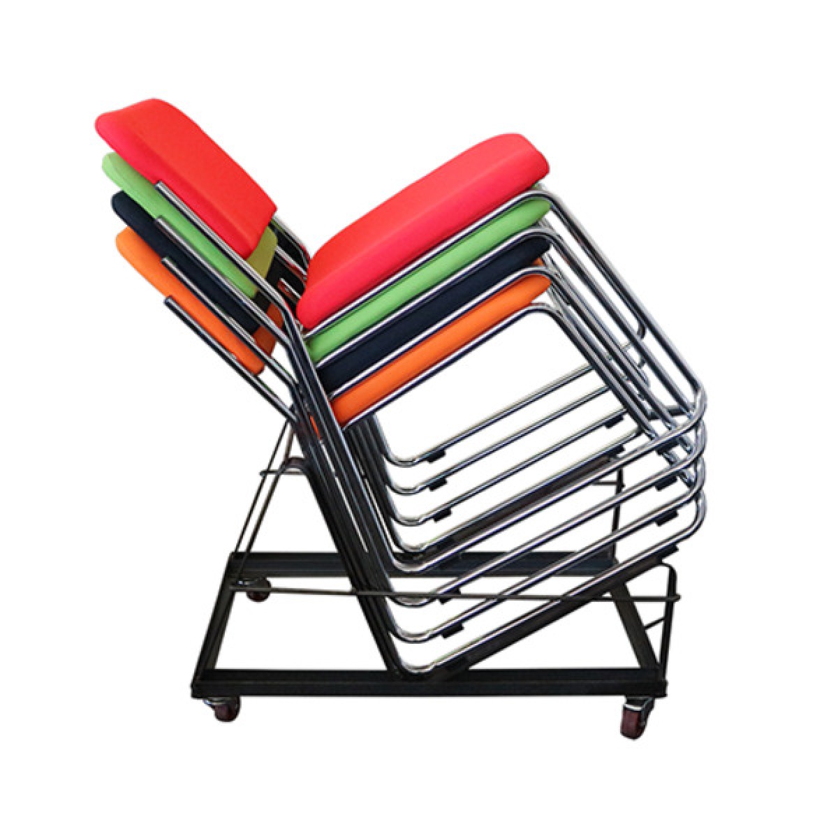 Express Evo Sled Base Chair Stacking Trolley