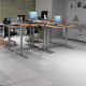 Rivoli 501-49 Sit-Stand Height Adjustable Desk Frame Heavy Duty 100kg Rated Optional Black Top & Frame Colours Rivoli 501-49 Sit-Stand Height Adjustable Desk Frame Heavy Duty 100kg Rated Optional Black Top & Frame Colours