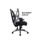 ErgoSit Therapeutic Posture Correct Mesh back Fully Ergonomic Office Chair 160Kg Rated Optional Arms
