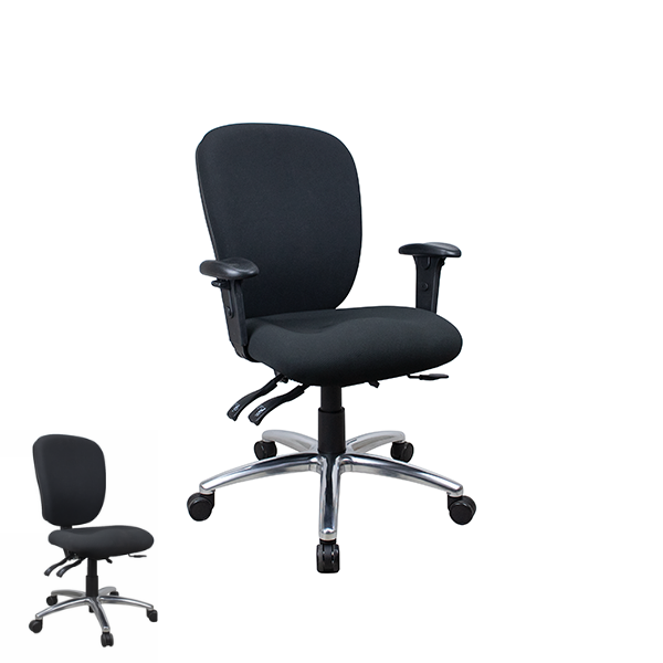 ErgoFit Posture Perfect Fully Ergonomic Office Chair Seat Slide Optional Arms 160kg Rated ErgoFit Posture Perfect Fully Ergonomic Office Chair Seat Slide Optional Arms 160kg Rated