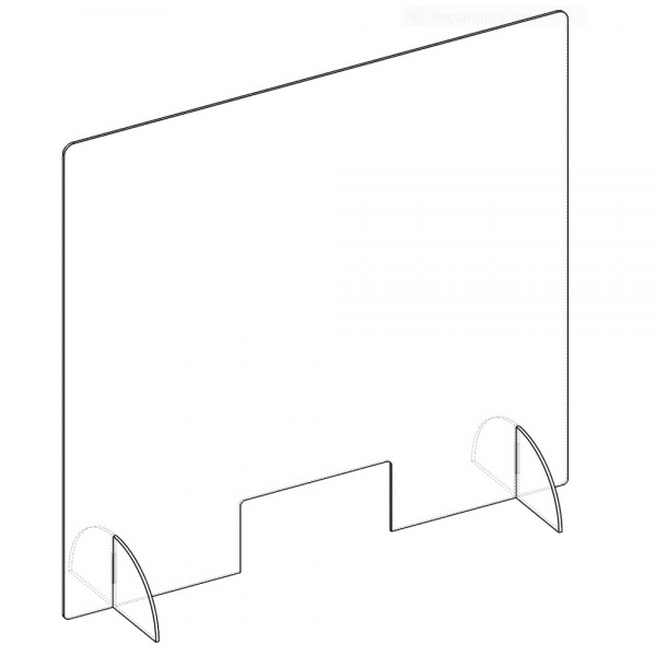 Sneeze & Cough Guard Shield Clear Acrylic Barrier Protection Screens & Stands Included Sneeze & Cough Guard Shield Clear Acrylic Barrier Protection Screens & Stands Included