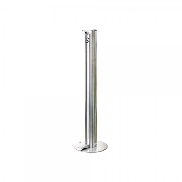 Sterling Stainless Steel Pedal Activated Mountable Hand Sanitiser Bollard 100% Mechanical Zero Touch | Australian Made Sterling Stainless Steel Pedal Activated Mountable Hand Sanitiser Bollard 100% Mechanical Zero Touch | Australian Made
